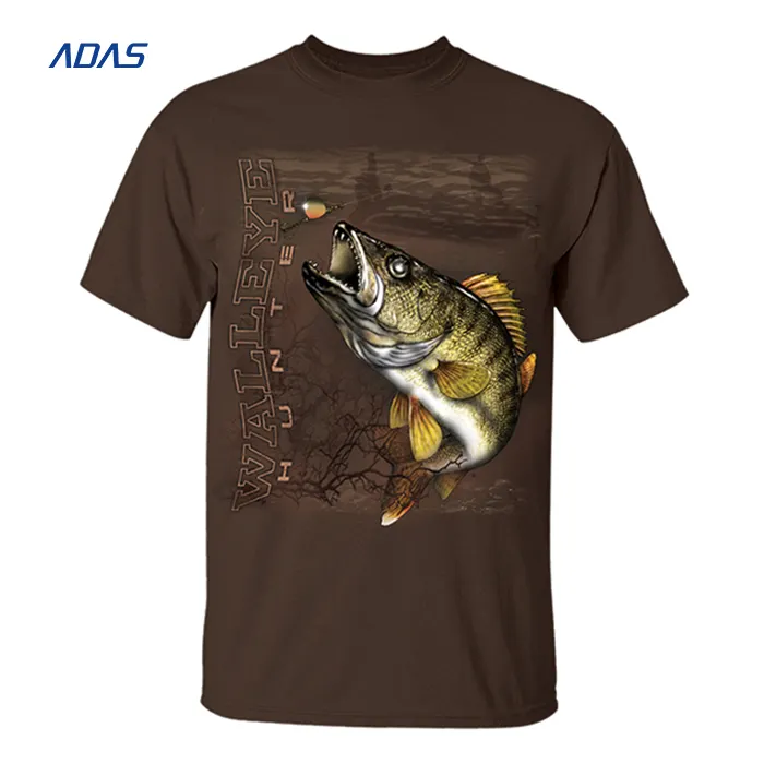 Sun Protect Short And Long Sleeves Custom Breathable Fishing Shirt Men Women And Child Fishing Wear T Shirt Digital Printing