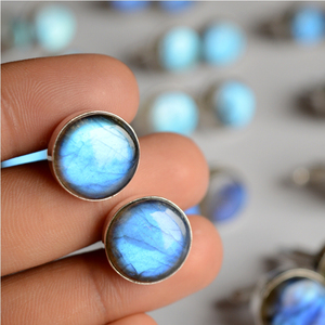 Mont Blank Accessoires de Moto-Perles de Labradorite 10mm Porte-clés Tie Cufflink Sets & Bracelet pour Mariage ou Cadeau - Product Image 1