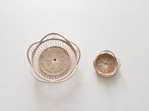 Posavasos de ratán al por mayor con posavasos redondo de ratán de concha para utensilios de cocina 1 cm hecho a mano - Product Image 5