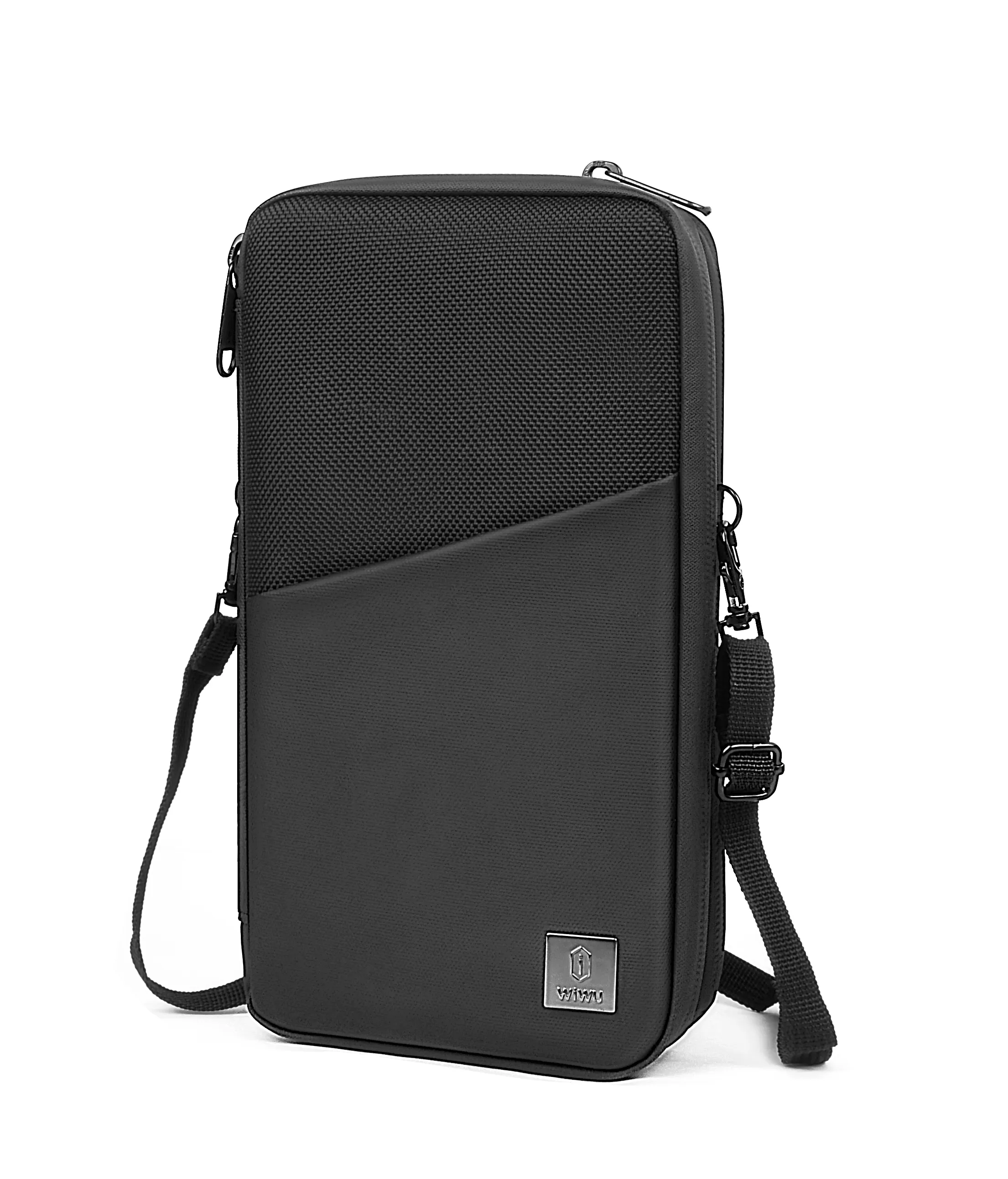 WiWU Cable Organizer Bag Travel Mate Hai Lớp Du Lịch Phụ Kiện Điện Tử Lưu Trữ Kỹ Thuật Số Túi Xách Tay Ấm Cúng Trường Hợp