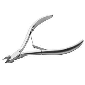 Pince à cuticules professionnelle en acier inoxydable finition mate, options de mâchoires 4mm, 5mm, 6mm, double ressort, ressort simple, personnalisable - Product Image 6