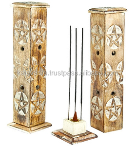 Palo de madera de alta calidad/soporte de cono para decoración del hogar ocasiones de Pascua como soporte de Pilar - Product Image 6