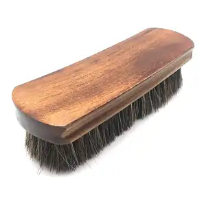 Pure horse hair brush for shoes