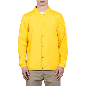 Chaqueta harrington de PANA con logotipo bordado personalizado, color rojo, para hombre, entrenador - Product Image 1