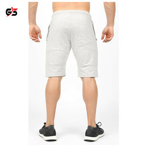 Pantalones cortos deportivos informales de entrenamiento para hombre, ropa de verano personalizada de alta calidad, 100% algodón, básicos para correr - Product Image 3