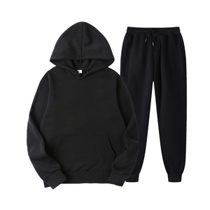 New Custom Design Men Outfits Jogger Hoodies Women Long Sleeve Tracksuits Unisex Sweatsuit 2 Piece Set - Product Image 6