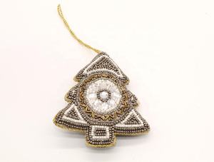 Adorno de Navidad bordado a mano, para Decoración - Product Image 3