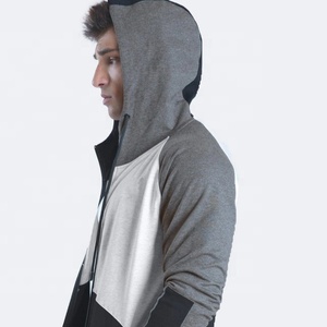 Mens Customized 100% Cotton Eco-Friendly Winter Fashion <b>Zip</b>-<b>up</b> Smart Casual Hooded Hoodie Sweatshirt - Product Image 2