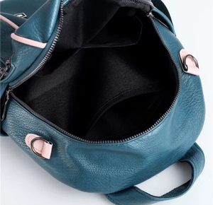 genuine pure leather <b>backpack</b> cross body female day pack shoulder bag high quality leather <b>backpack</b> for women - Product Image 6
