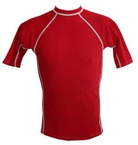 <b>Red</b> Color Bodysurfing Rashguard - Product Image 3