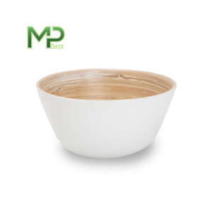 Bol en bambou personnalisable du Vietnam avec logo laser gravé gratuitement différentes tailles disponibles - Product Image 3