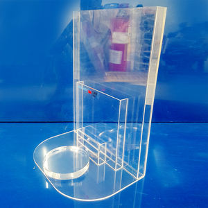 ชั้นวางโชว์อะคริลิคใสสำหรับเคาน์เตอร์ใบปลิวนิตยสารและแผ่นพับ - Product Image 3