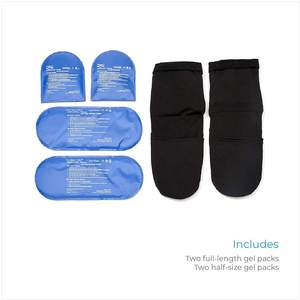 पुनः प्रयोज्य गर्म और ठंडे जेल आइस पैक चप्पल फ्रीजस्टेबल बर्फ के मोजे के लिए पैरों की एड़ी के लिए सूजन वाले बर्फ मोजे - Product Image 4