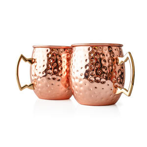 Vente chaude meilleure qualité en gros cuivre Mule tasses martelé Moscou Mule tasse ensemble tasse de haute qualité de fabricant indien - Product Image 3