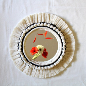 กระจกมาคราเม่ งานฝีมือสุดคลาสสิก สง่างามเหนือกาลเวลา - Product Image 1