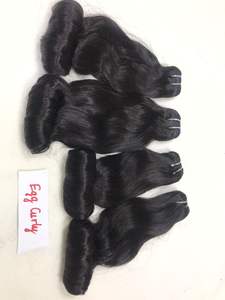 Extensiones de cabello humano Remy virgen, mechones ondulados grandes, doble máquina, alta calidad, precio al por mayor - Product Image 2