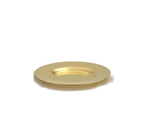 Assiette avec support en laiton, fournitures d'église, fournitures d'enterrement du monde cuivreux en inde - Product Image 3
