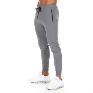 private label slim fit workout activewear polyester skinny fitness custom logo men sweatpants gym mens joggers