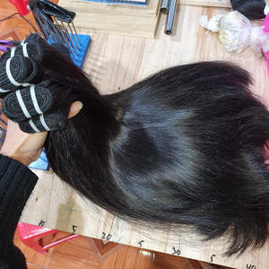 VIET NAM CHEVEUX HUMAINS REMY CHEVEUX SOYEUX DROIT 4 "->40" SLING, LISSE, DOUX - Product Image 2