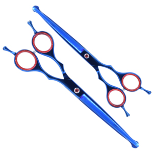 Ciseaux de coiffure de toilettage professionnels pour animaux de compagnie meilleure qualité cisailles de coiffure importées avec outil de beauté à poignée en acier tranchant - Product Image 1