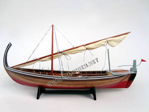 Modèle de bateau en bois DHONI_ Modèle de bateau artisanal en bois de haute qualité - Product Image 3