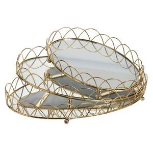 Supplier of <b>Mirror</b> Serving <b>Tray</b> Rounded Shape Handmade Wholesale Serving Platter Customized Color Wholesale Best Serving Dish - Product Image 6