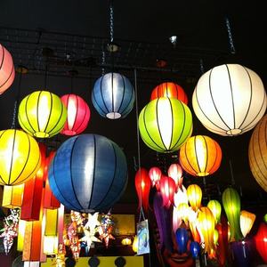 Size 60cm Vietnamese Silk <b>Lantern</b> Traditional Flocking Red <b>Lanterns</b> - Product Image 4