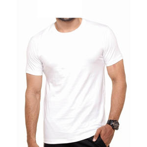 Camiseta de verano para hombre más vendida, tela de punto de manga corta con patrón sólido personalizable de Pakistán, transpirable, de secado rápido, todas las tallas - Product Image 6