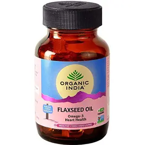 有机印度亚麻籽油 (60盖)-亚麻籽胶囊