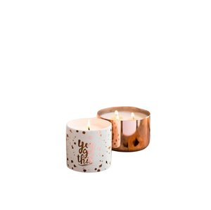 Récipient à bougies en cuivre martelé dans un luxueux fini or et noir parfait pour les fournitures de Noël et de décoration intérieure - Product Image 6