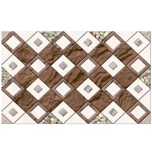 Carreaux muraux en céramique de style design moderne 200x300mm Surface colorée classique de couleur blanche brillante pour une utilisation scolaire - Product Image 1