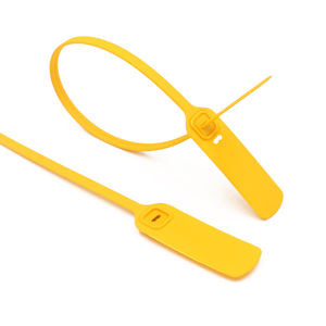 PN-PS2101 En Plastique numérotés scellés de sécurité étanche personnalisé premium rouge sceau en plastique banque avec logo - Product Image 3