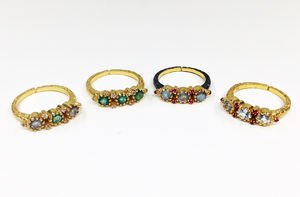 Sterling Silver 925 <b>Gold</b> Plated Supplier Wholesaler Custom Made Handmade Cheap Unisex Low MOQ Trendy Unique Multi Gemstone <b>Rings</b> - Product Image 2