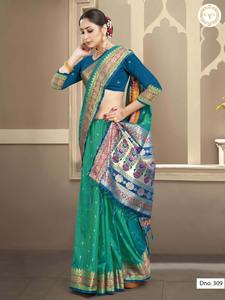 Bazin — saree fantaisie en soie indienne, vêtements pour femme, vente en gros, impression spéciale, collection été - Product Image 3