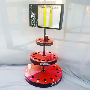 Vitrina cosmética de plástico colorido para cara labio ojo uñas cosméticos portalápices - Product Image 2