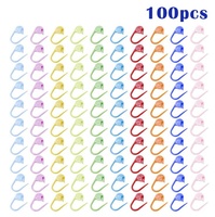 Mélange Couleur Crochet Verrouillage Marqueurs Mailles Point Aiguille Clip Tricot Crochet Marqueurs