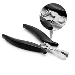 Kit de herramientas de extensión de cabello de micro anillo de salón profesional, alicates reutilizables de acero inoxidable y silicona - Product Image 2