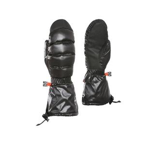 Best Selling Black-Color Long-<b>Cuff</b> Fashion Breathable Waterproof Winter Goatskin <b>Leather</b> Ski Snowboard Mittens Skiing-Gloves - Product Image 1
