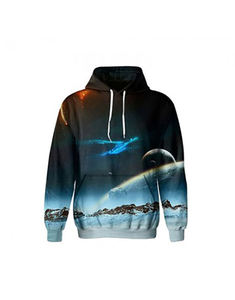 Sublimation Hoodie For Men 100% Cotton Custom Hoodies For Sale 2021 - Product Image 3