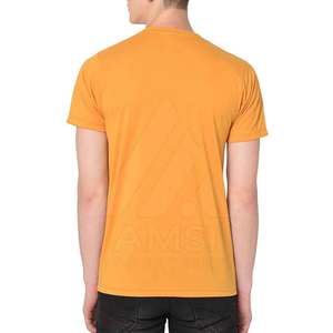 Camiseta Personalizada al por Mayor para Hombre, 220 Gramos, Tejido de Punto de Poliéster/Algodón, Secado Rápido, Antiarrugas, para Todas las Temporadas, Diseño Liso - Product Image 3