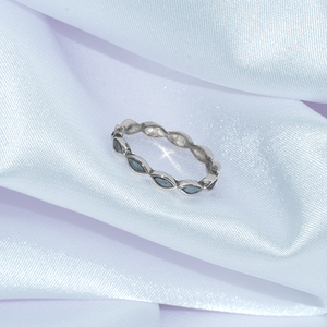 Anillos de Compromiso Ajustables de Plata de Ley 925 para Mujer, con Circonitas, Diseño Moderno, de Taiwán - Product Image 4