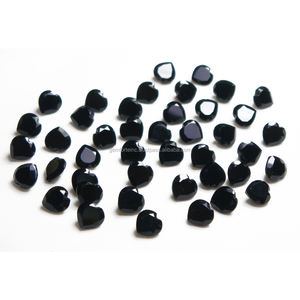 Piedra Preciosa de Ónice Negro Facetada de 8x8 mm, Corte en Tablero de Ajedrez, Varias Formas y Tamaños, Piedra Preciosa Suelta al por Mayor, Ónice Negro Natural Grande - Product Image 4