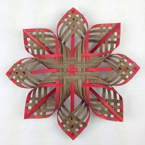 Handmade ไม้ไผ่ดอกไม้สำหรับตกแต่งบ้าน/ไม้ไผ่ Wall Decor (0084587176063 WS Sandy) - Product Image 5