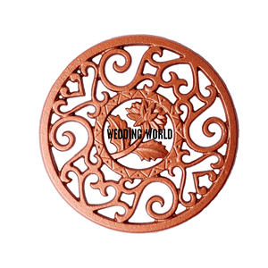 Dessous de plat de qualité supérieure fait à la main nouveau look Top vente de dessous de plat personnalisé de qualité supérieure Look taille sous-plat de forme ronde au meilleur prix - Product Image 3