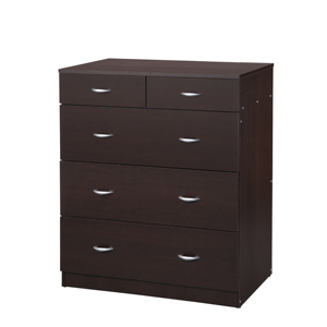 Classical style 5-drawer <b>chest</b> for bedroom <b>storage</b> - Product Image 1