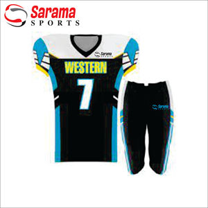 Uniforme de football américain personnalisé, style tendance, vente en gros, service OEM, respirant, manches courtes, haute performance, dernière mode - Product Image 3