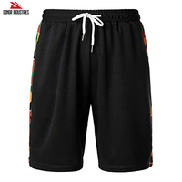 Ensemble de survêtement sportif en maille respirante à séchage rapide pour homme, grande taille, imprimé motif africain, 100 % polyester