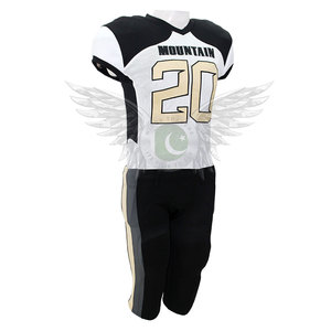 Uniformes de Fútbol Americano Personalizados de Alta Calidad, Transpirables, Talla Grande, Cuello en V, con Impresión por Sublimación, Secado Rápido para Deportes - Product Image 2