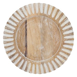 Chargeur en bois d'acacia naturel, plaque de chargement pour restaurants, mariages, taille personnalisable et offre spéciale - Product Image 4