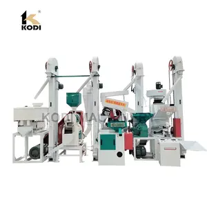 Electric Paddy Husker Rice Milling Machine With Rice Color Sorter